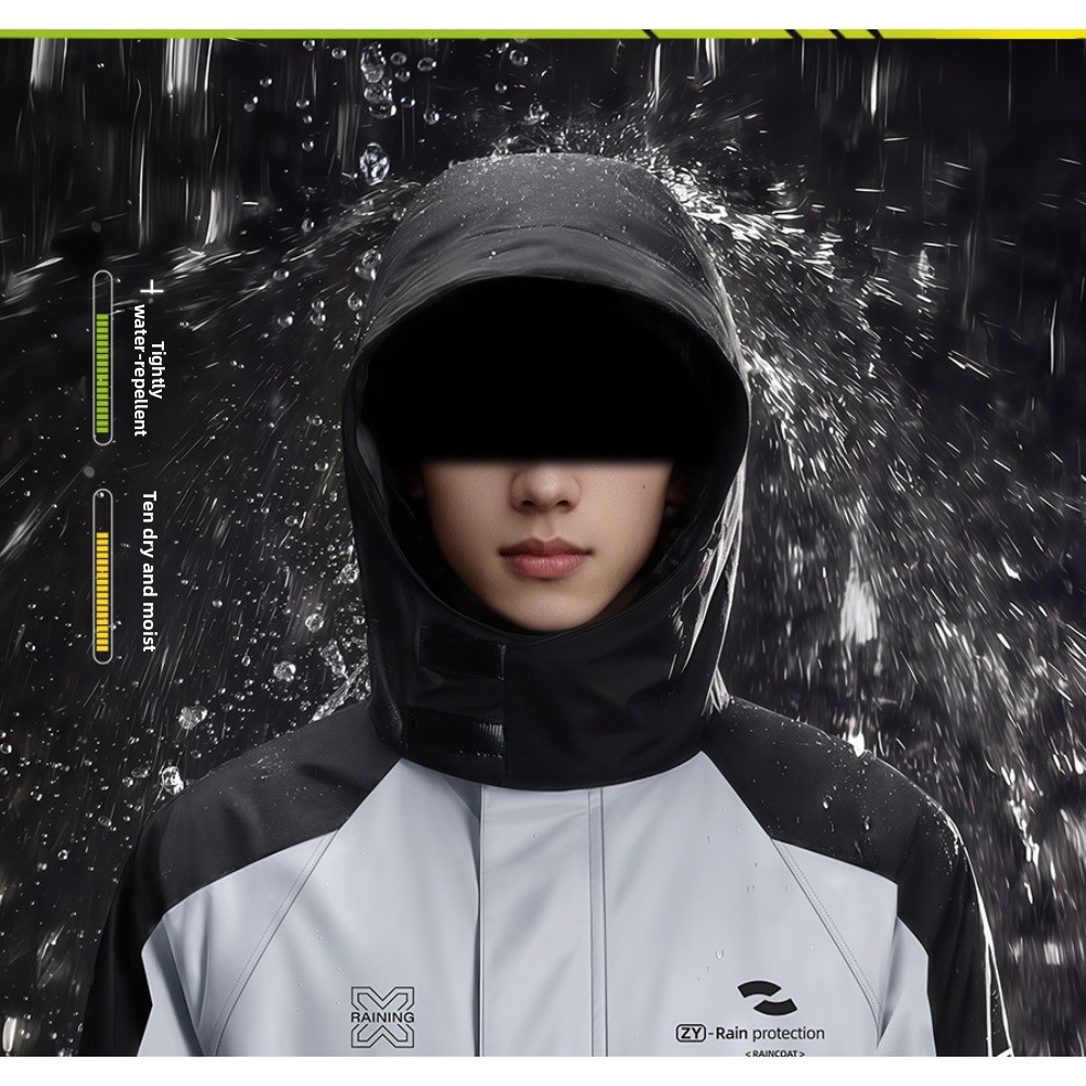 Two Piece Motorcycle Rain Suit - Cycling Commuter Rain Gear recension och pris