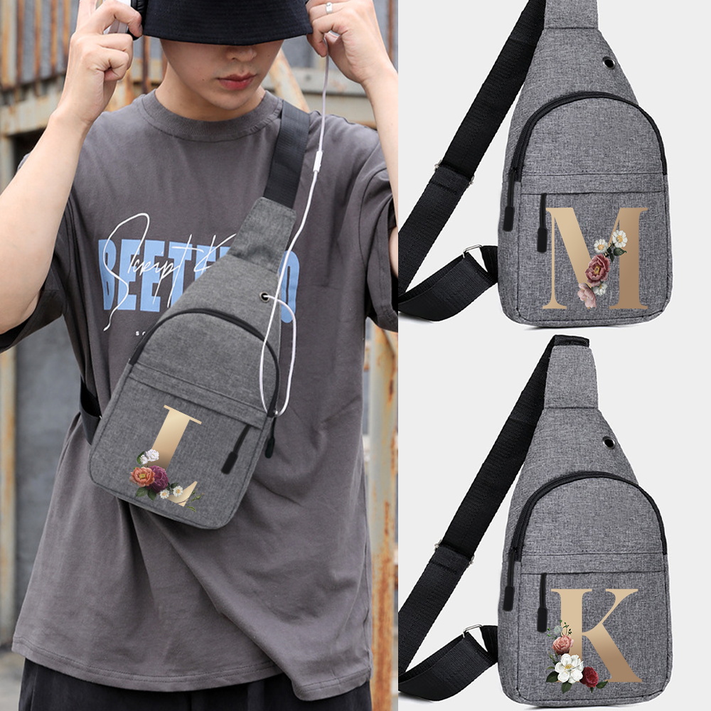 Single Shoulder Men Chest Bags - Commuter Cycling recension och pris