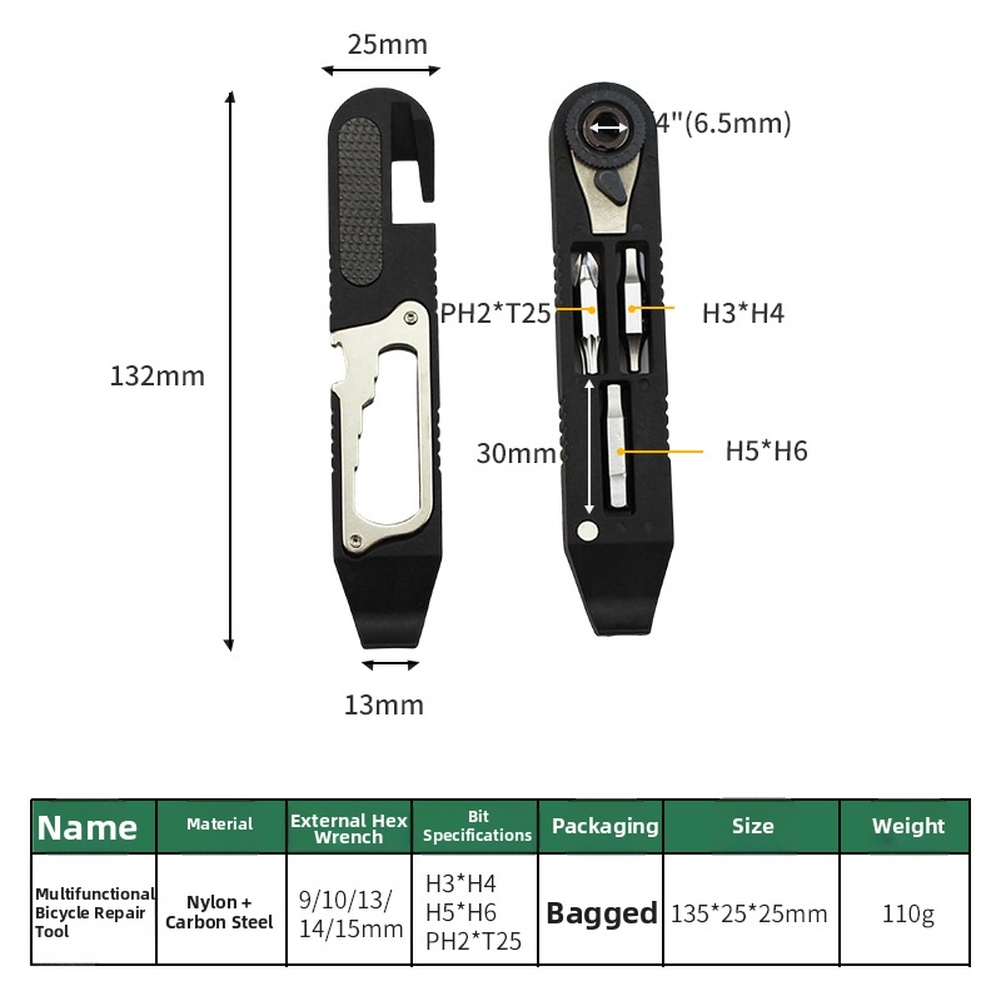 Bike Tool Kit Made of Carbon S - Commuter Cycling recension och pris