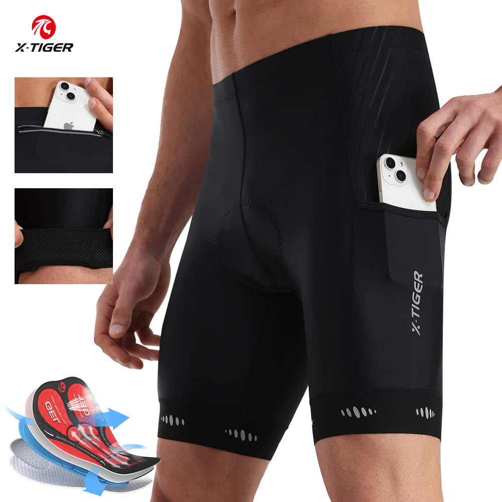 X-TIGER Men Cycling Shorts wit - Cycling Commuter Pants recension och pris