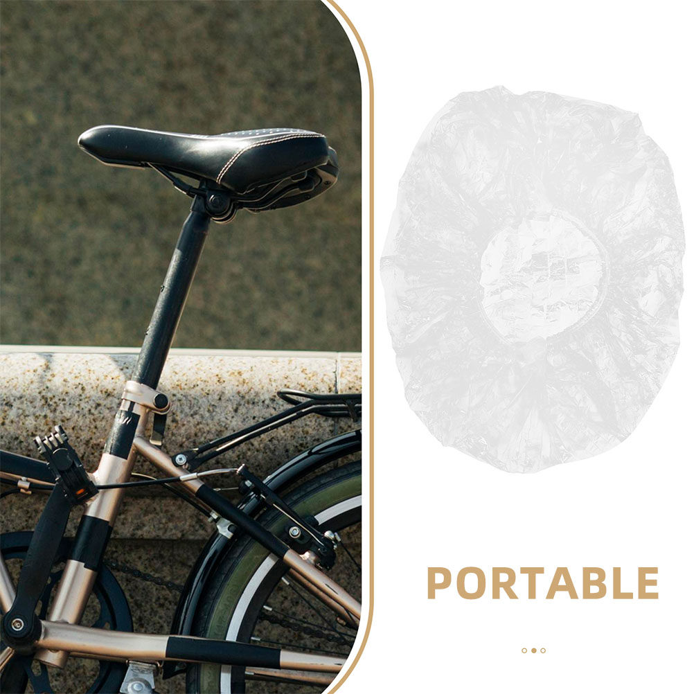 100Pcs Waterproof Saddle Cover - Cycling Commute Rain recension och pris