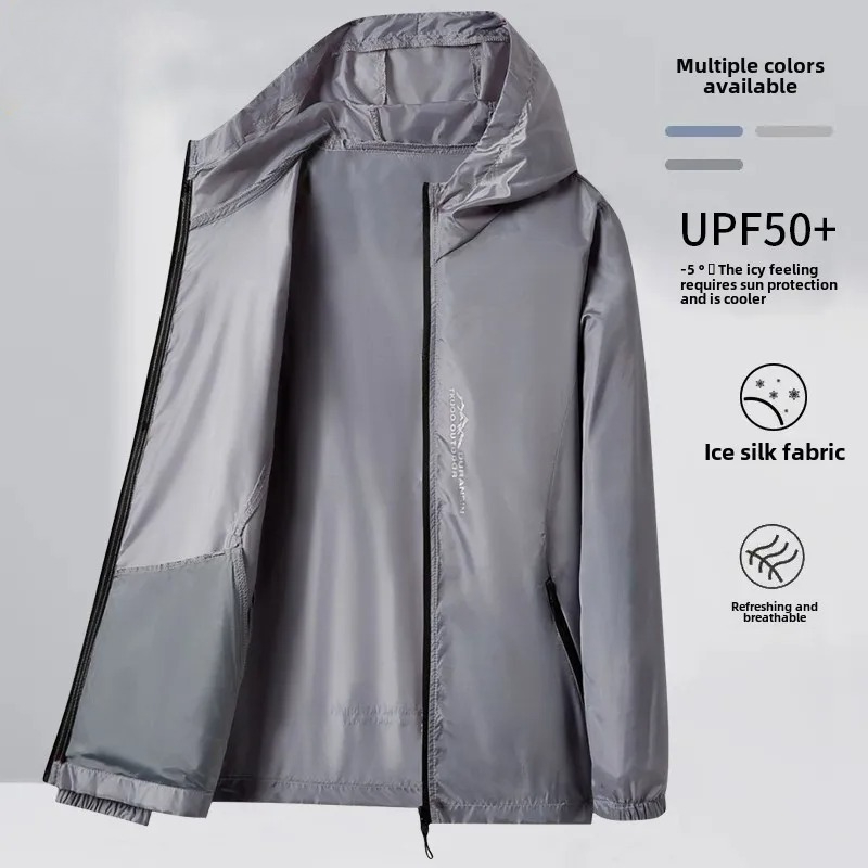 Summer Men's Sunscreen Jacket  - Cycling Commute Jacket recension och pris