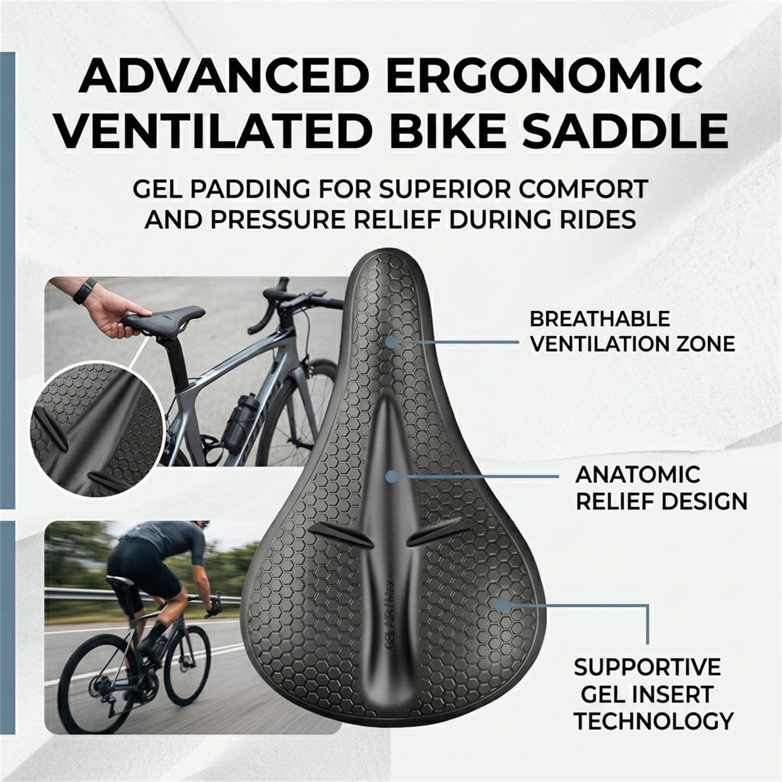 Silicone Bicycle Seat Cover Th - Commuter Cycling recension och pris