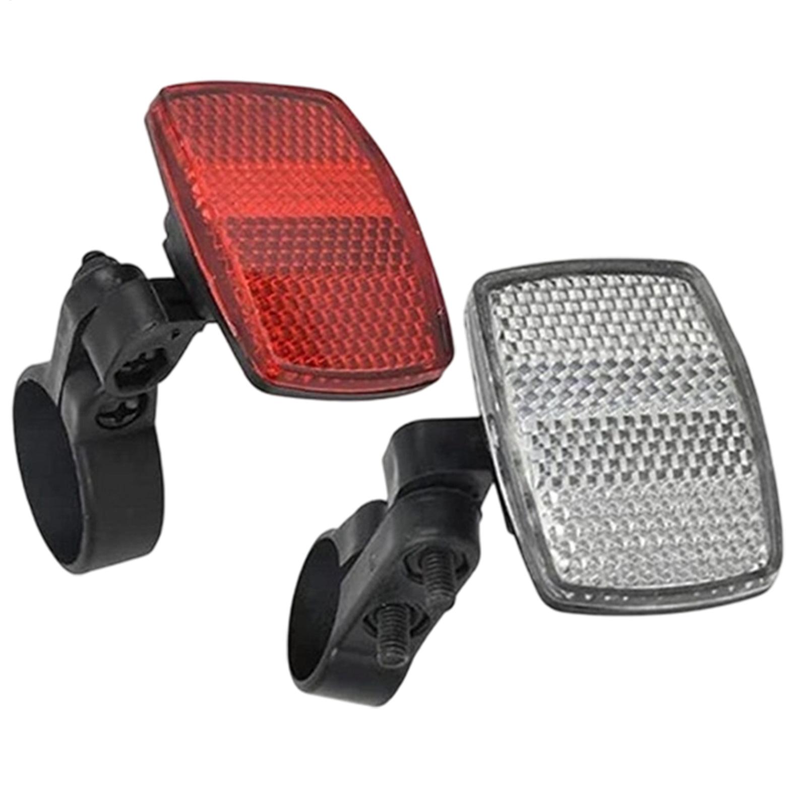 2 Pcs Bike Front Rear Reflecto - Cycling Commute Gear recension och pris