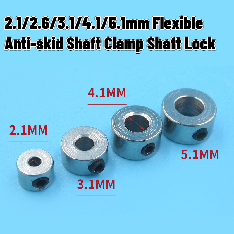 5pcs Metal 2.1mm/2.6mm/3.1mm/4 - Cable Lock Flexible recension och pris
