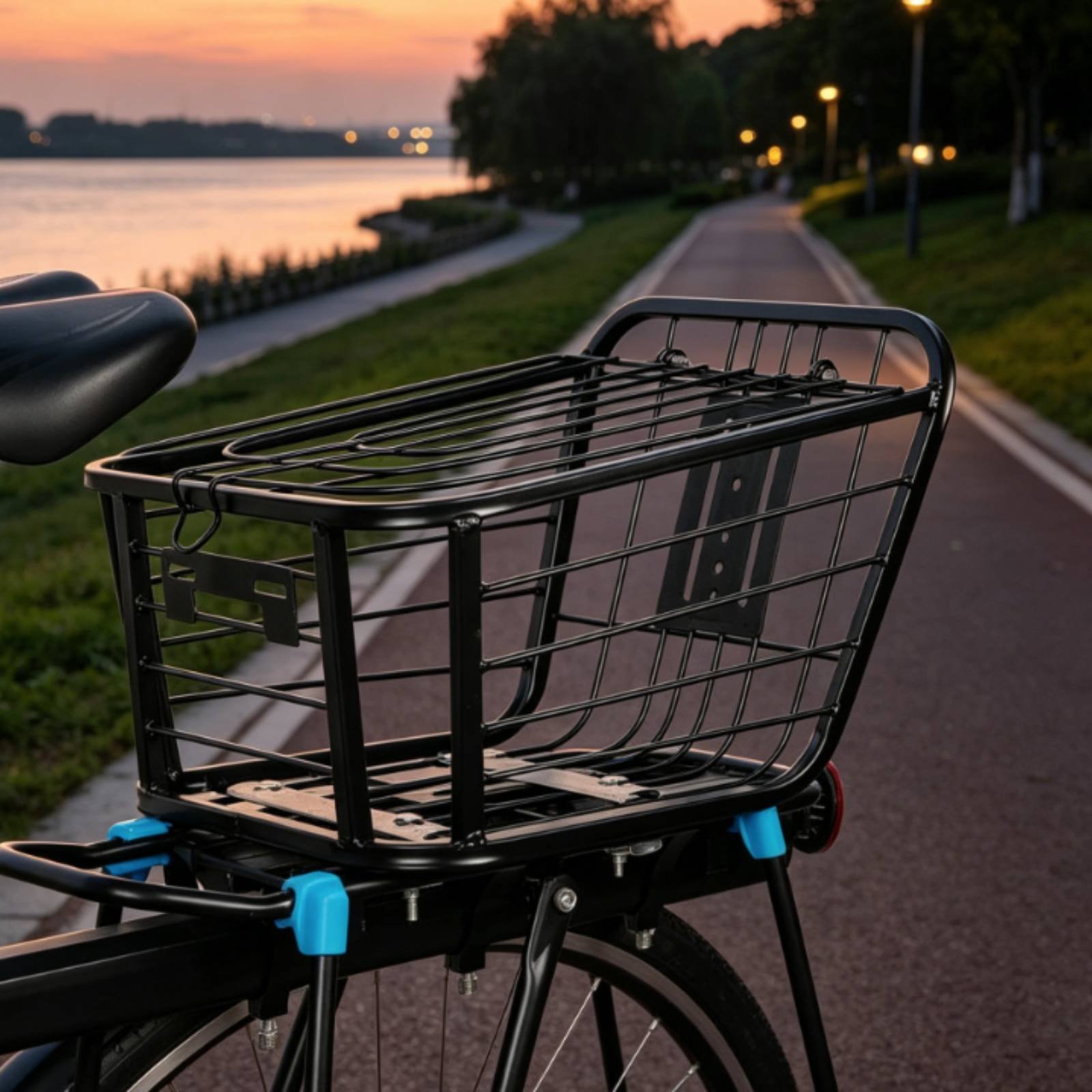 Folding Rear Bike Basket Folda - Commuter Cycling recension och pris