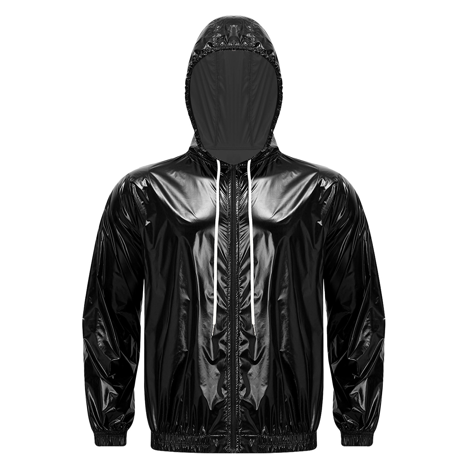 Mens Waterproof Hooded Jacket  - Cycling Rain Jacket Commute recension och pris