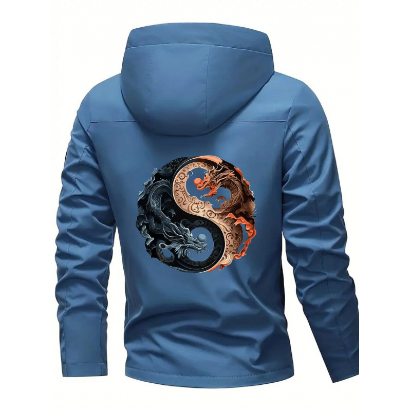 Men's Hooded Jacket - Zippered - Cycling Commute Jacket recension och pris