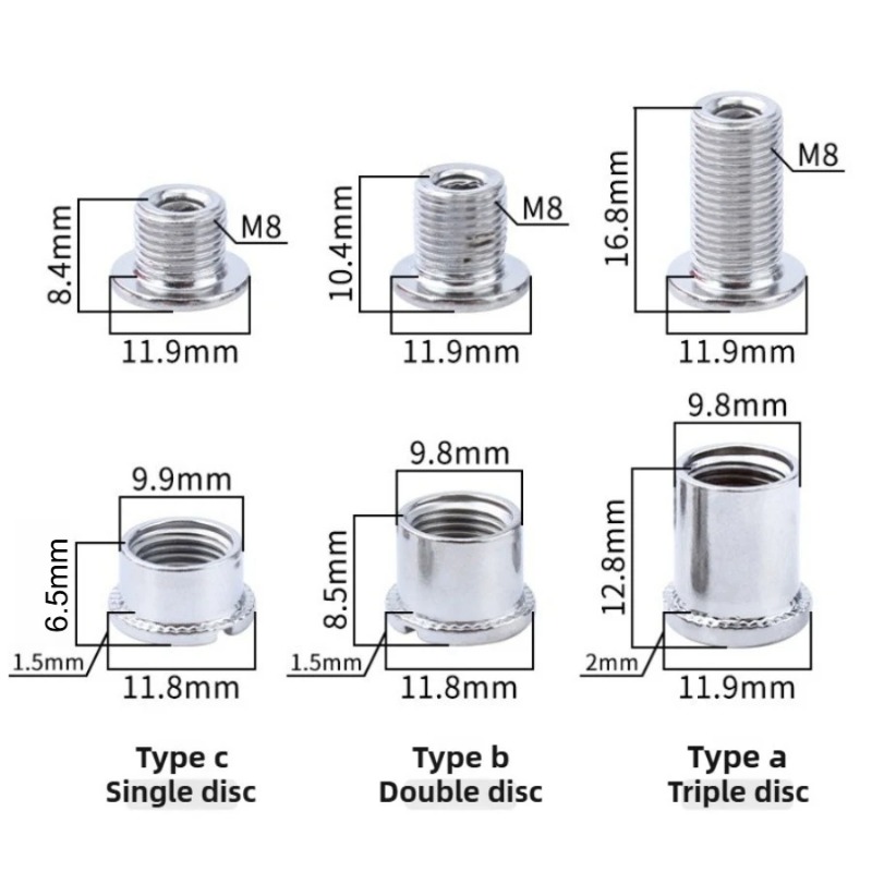5 Pair Chainring Bolts Bike Si - Cycling Loop recension och pris
