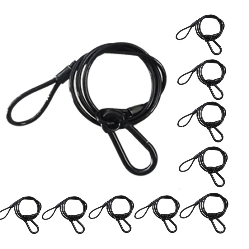 10pcs/lot Black 3mm*70cm Cable - Cable Lock Flexible recension och pris