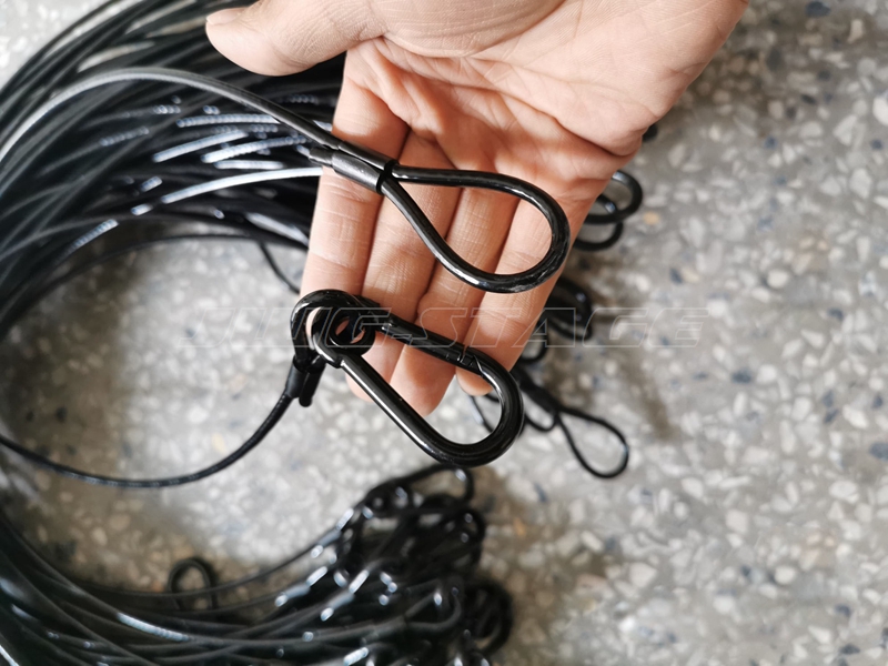 10pcs/lot Black 3mm*70cm Cable - Cable Lock Flexible recension och pris