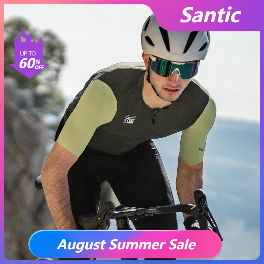 Santic Men Summer Cycling Jers - Cycling Commuter Clothing recension och pris